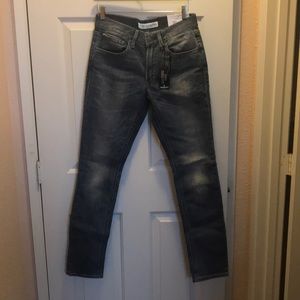 Express men’s Alec super skinny jeans 30/32 NWT